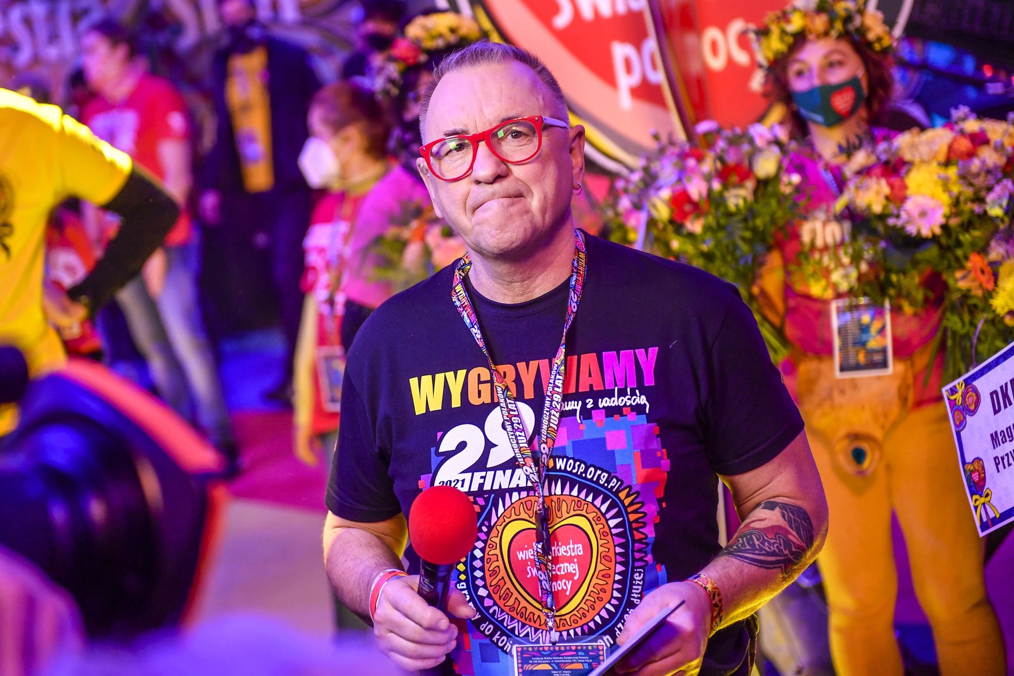 Jerzy Owsiak nie mógł zamówić wiązanki pogrzebowej