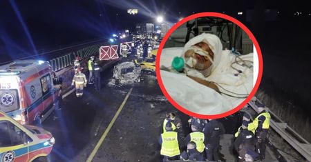 Stracił dwoje dzieci w karambolu na S7. "Pękły nam serca"