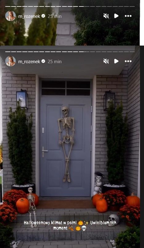 Małgorzata Rozenek udekorowała dom na Halloween 
