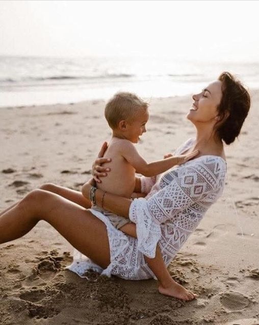 Paulina Krupińska z synem