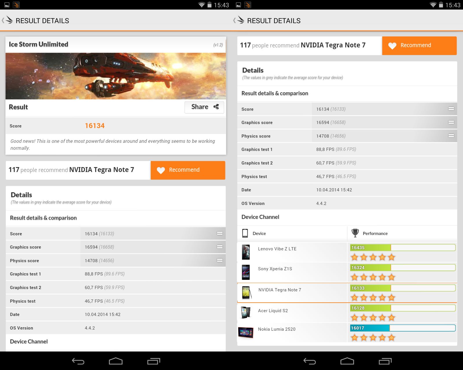 Tegra Note 7 - test wydajności i gry 4