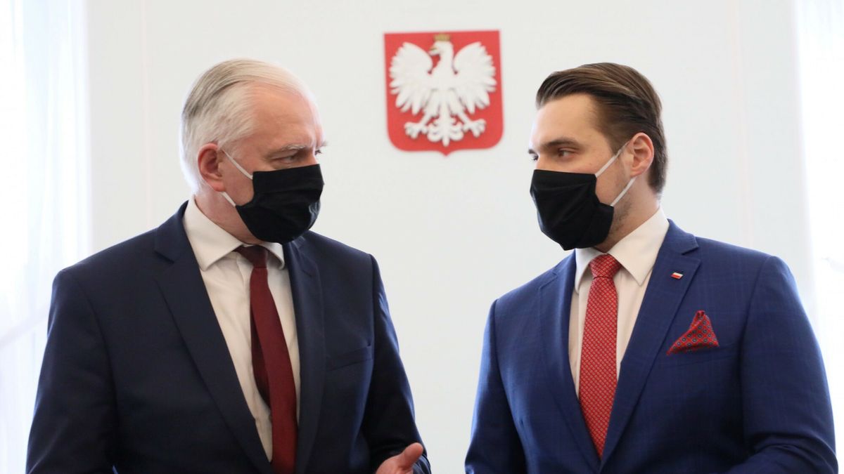 Michał Wypij (z prawej) pospieszył się z obietnicami? Resort Gowina o jego zapowiedziach nic nie wie 
