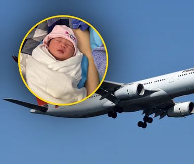 Urodziła dziecko na pokładzie samolotu. "Moment dumy dla przewoźnika"