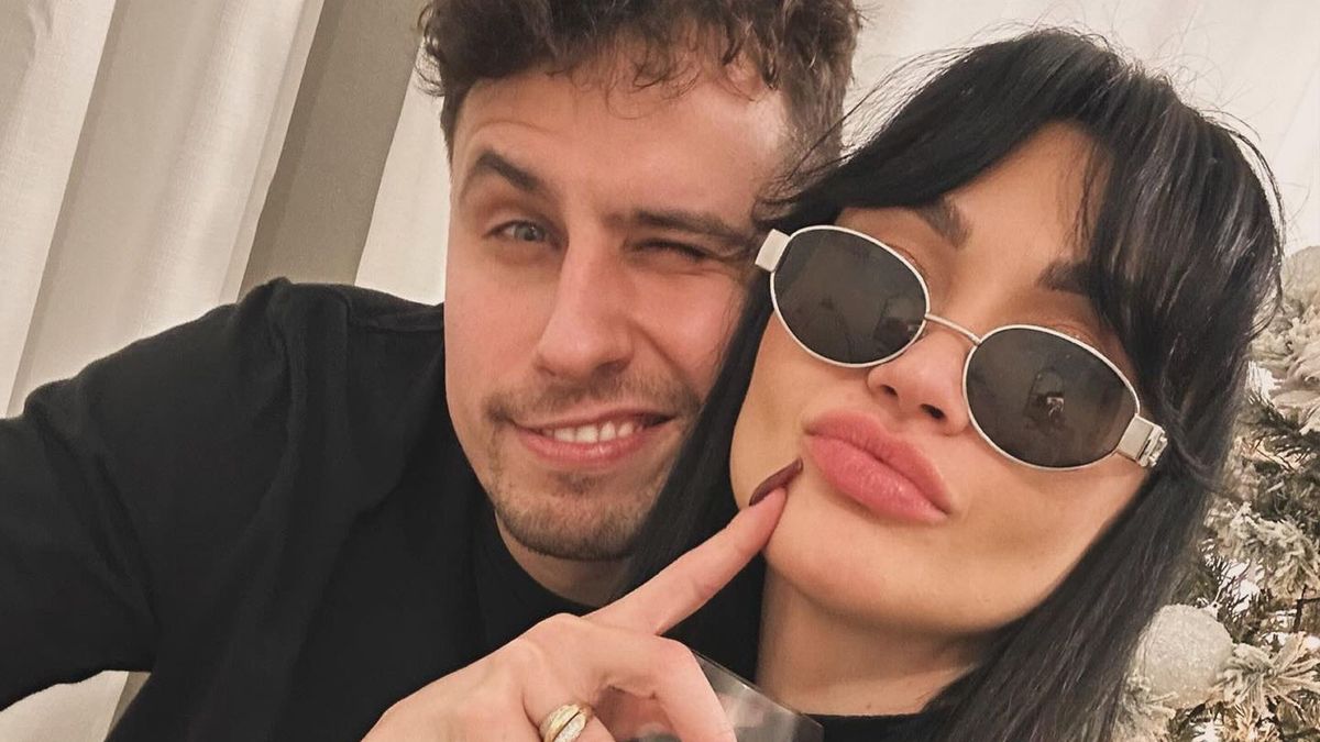 Na zdjęciu: Fabian Drzyzga z żoną Moniką