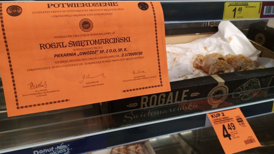 Rogale świętomarcińskie w Biedronce