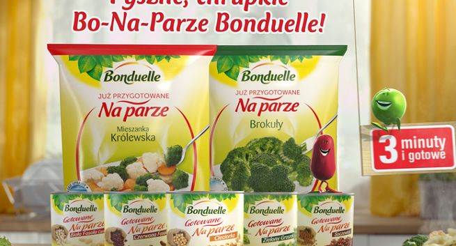 Warzywa Bonduelle Na Parze reklamowane jako „pyszne, chrupkie” (wideo)