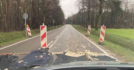 Ptasia grypa się szerzy i szerzyć będzie. Zdjęcie mat dezynfekujących koło Żuromina mówi wszystko