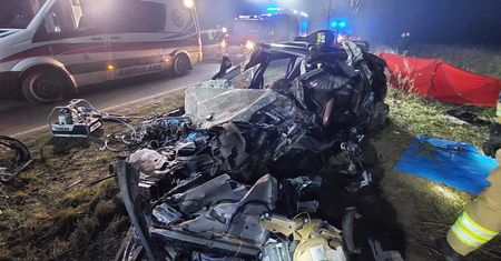 Poważny wypadek w Falmierowie. Trzy osoby ranne