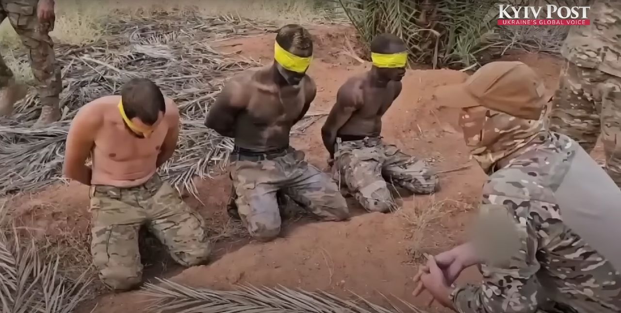 Ukrainian special forces captured three mercenaries from the Russian Wagner group in Sudan.