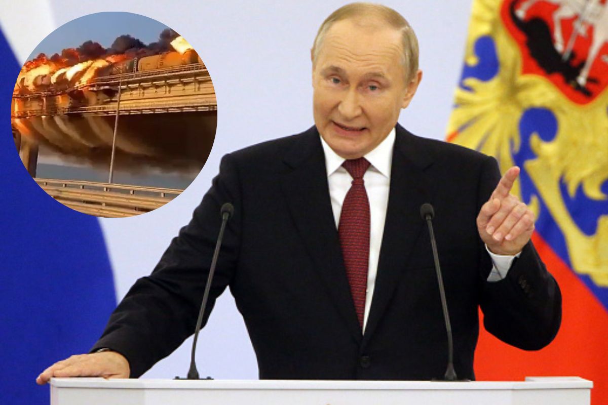 Władimir Putin reaguje na pożar Mostu Krymskiego. Wydał rozkazy