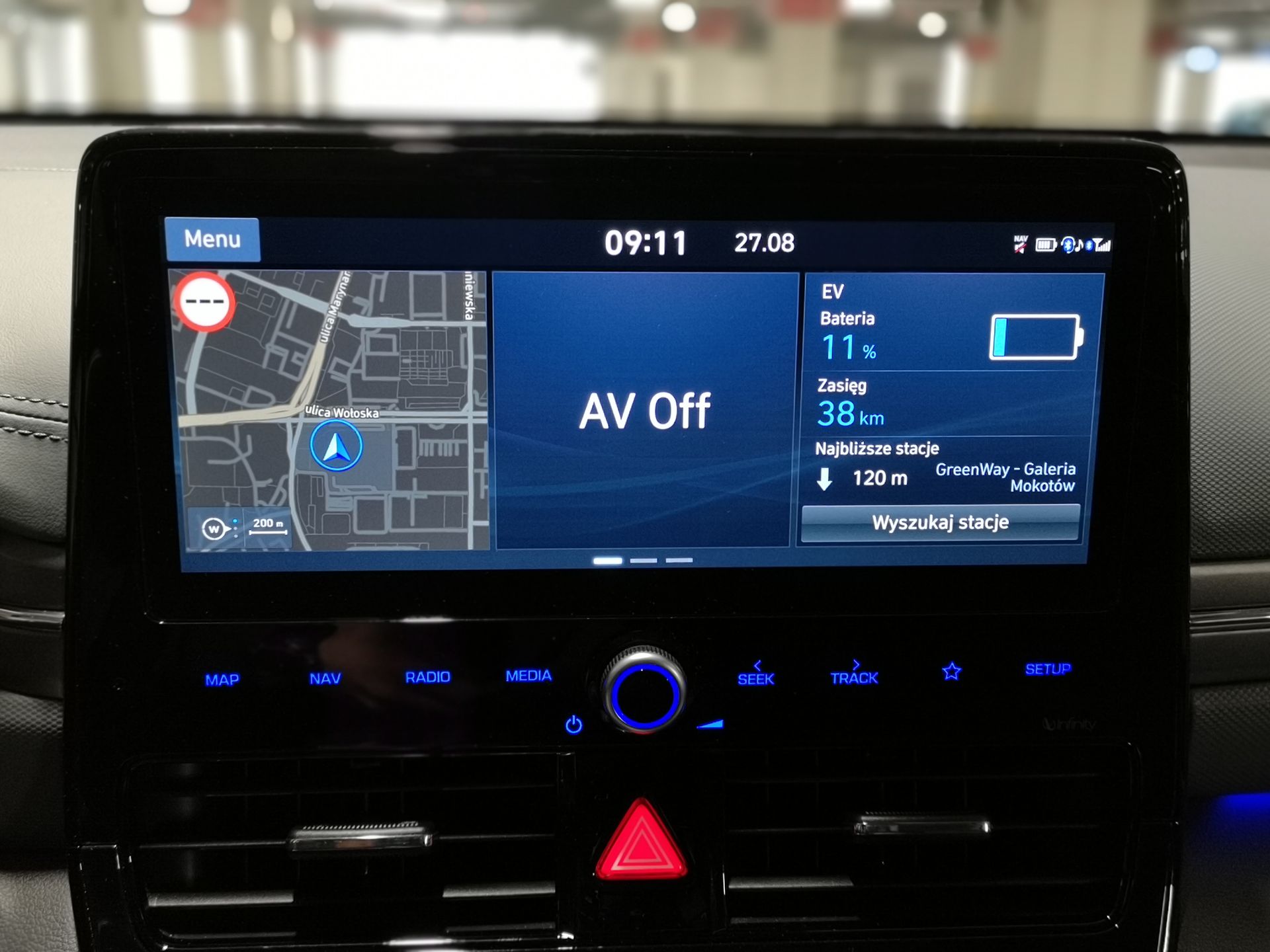 Hyundai Ioniq Electric: System zarządzania energią i audio Infinity 25