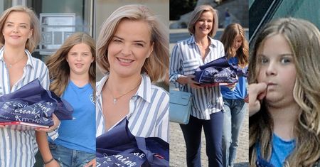 Zadowolona Zamachowska z 12-letnią córką robią tosty w TVP (ZDJĘCIA)