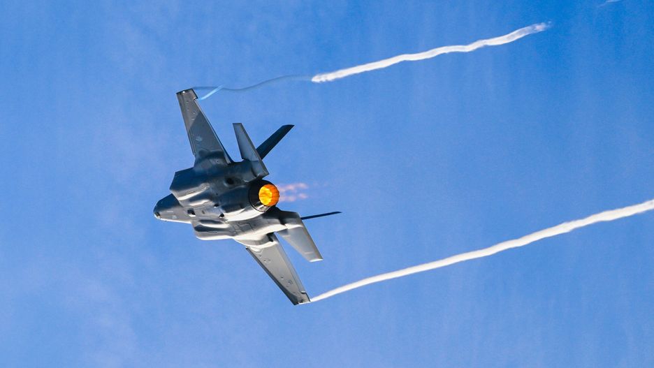 Myśliwiec F-35 w akcji