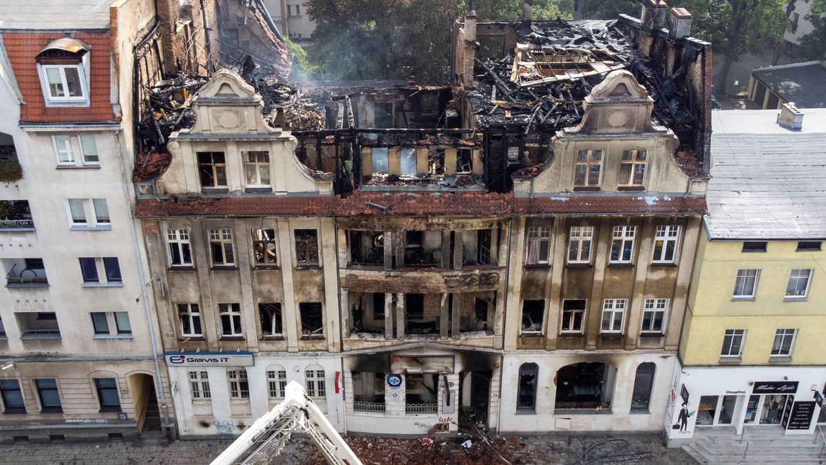 Tak wygląda po pożarze kamienica na ul. Kraszewskiego w Poznaniu