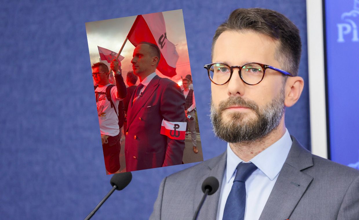 Kowalski z powstańczą opaską. Jest komentarz posła PiS