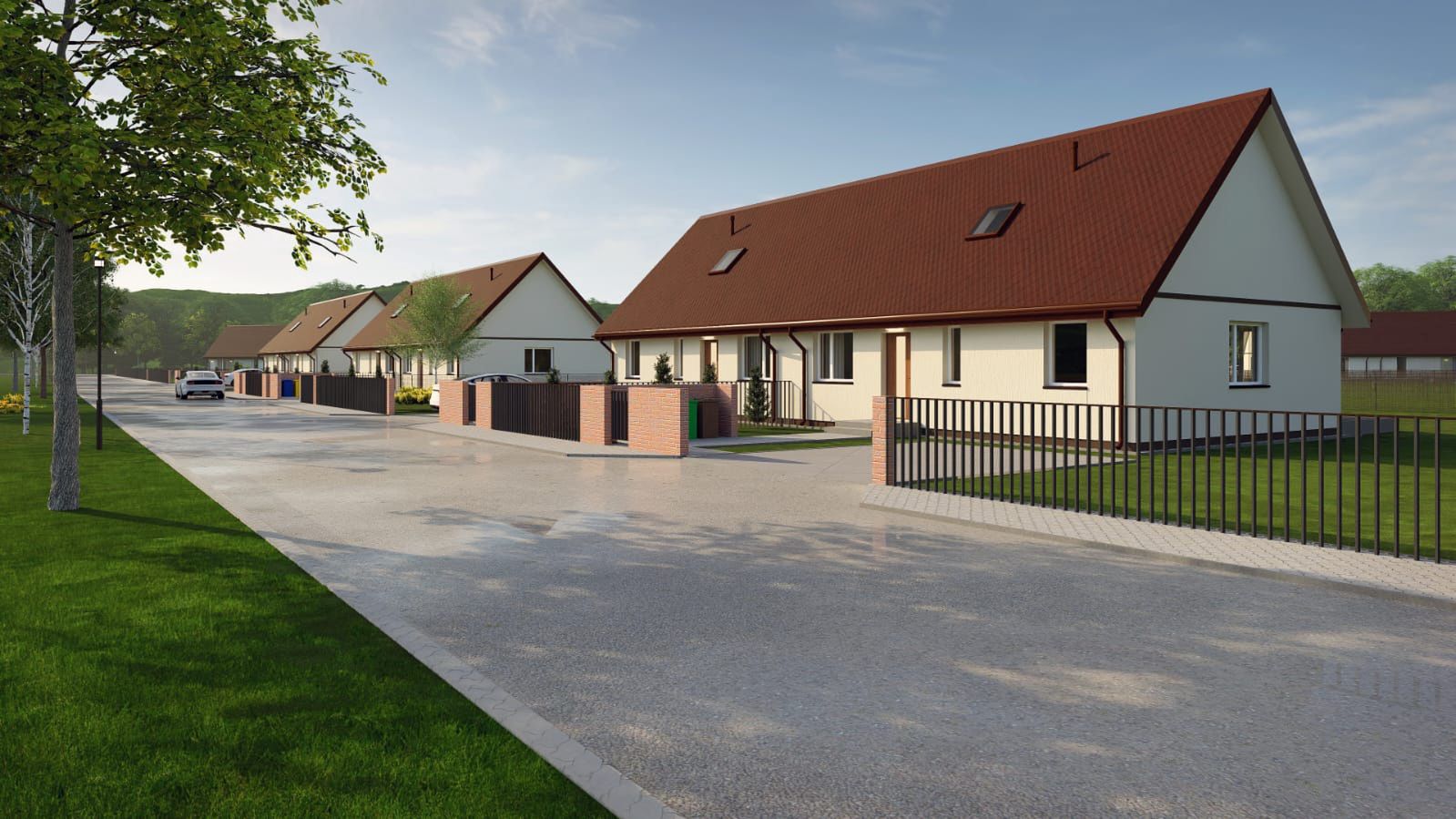 Osiedle dla powodzian - wizualizacja