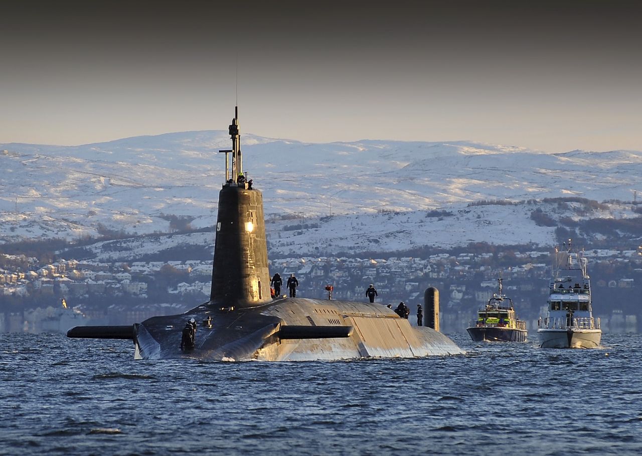 Atomowy HMS Vanguard wraca do służby. Okręt ma na pokładzie pociski balistyczne Trident