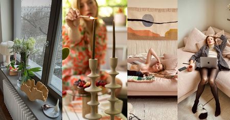 Tak mieszka Lara Gessler: boho dodatki, pastelowa kanapa i duży taras pełen roślin (ZDJĘCIA)