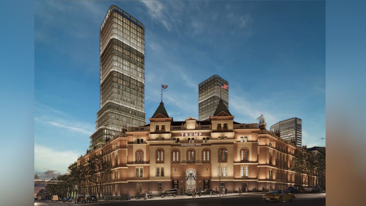 Wstępna wizualizacja wieżowca Trump Tower, który miałby stanąć w Belgradzie