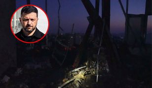 "Ponad 800 dronów". Zełenski reaguje na rosyjski atak