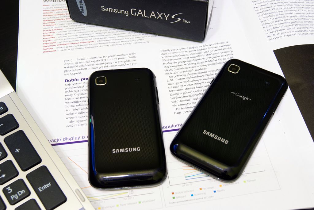 Samsung Galaxy S Plus vs Galaxy S - porównanie 2