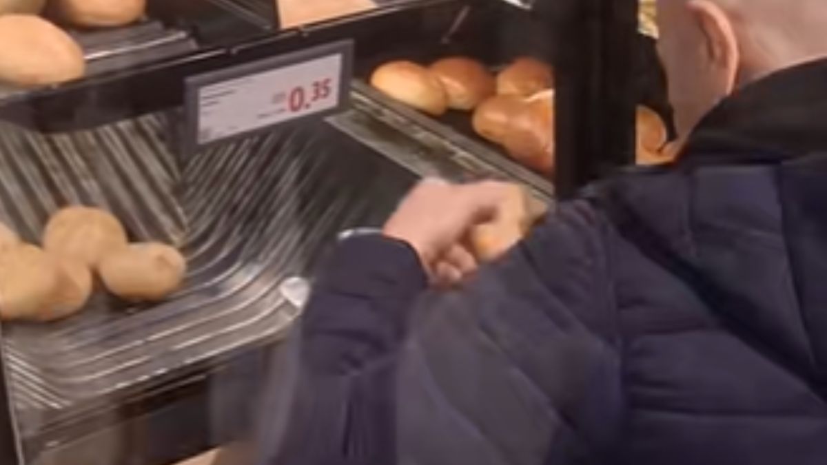 Nagranie z Lidla obiega TikToka.