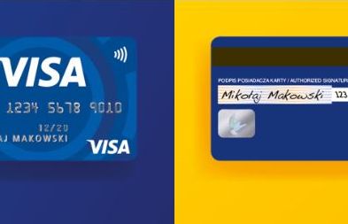 Visa z dwoma stronami karty promuje płatności w internecie (wideo)