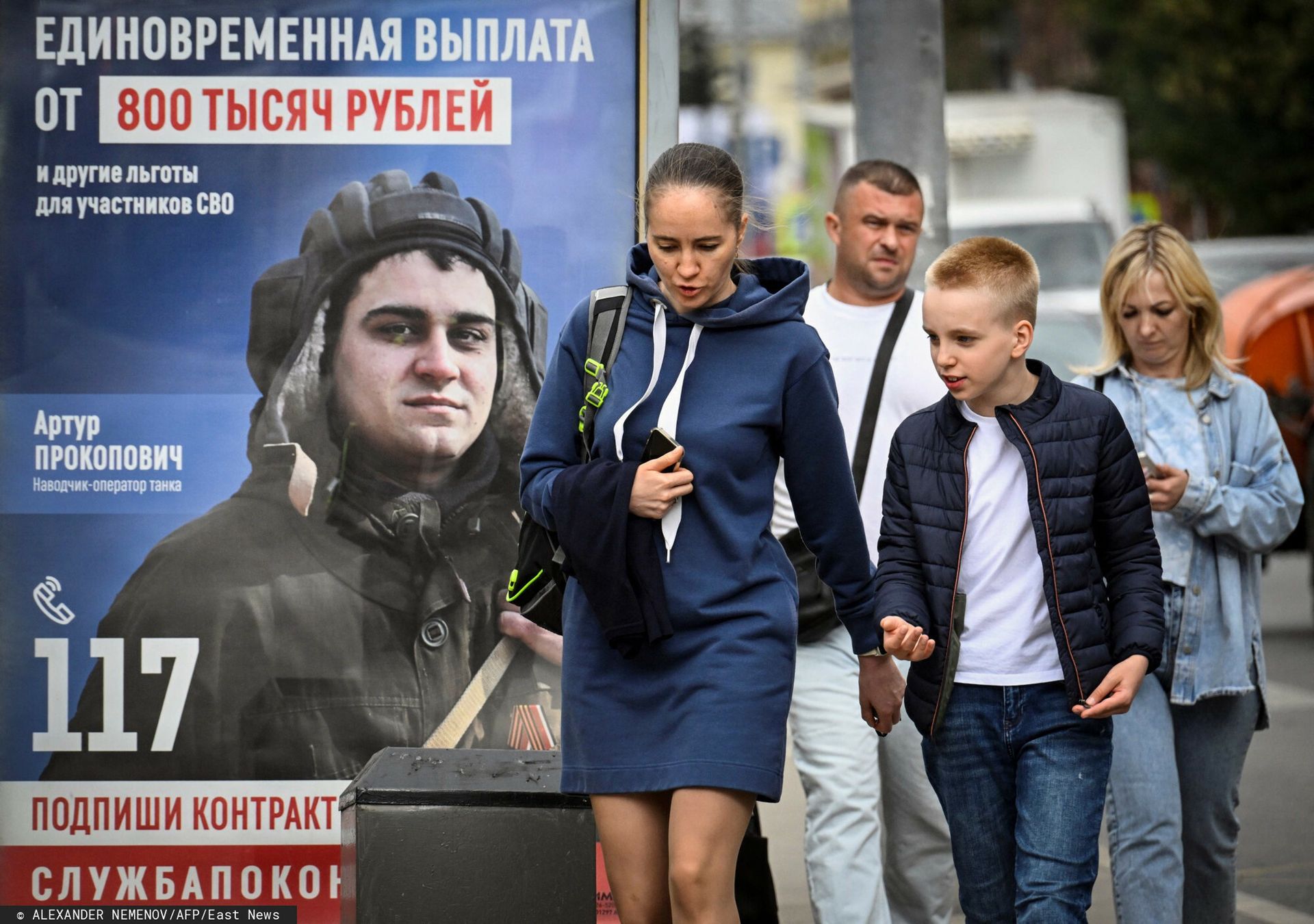 Tak wygląda strach młodych Rosjan. Porażka wojskowych rekruterów