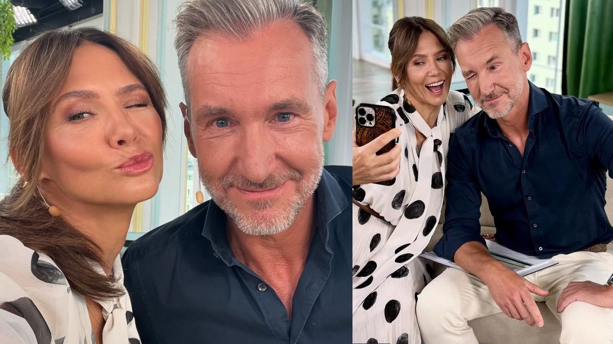 Kinga Rusin i Piotr Kraśko