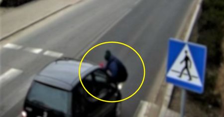 Ojciec z dzieckiem potrąceni na przejściu. Policja pokazała wideo