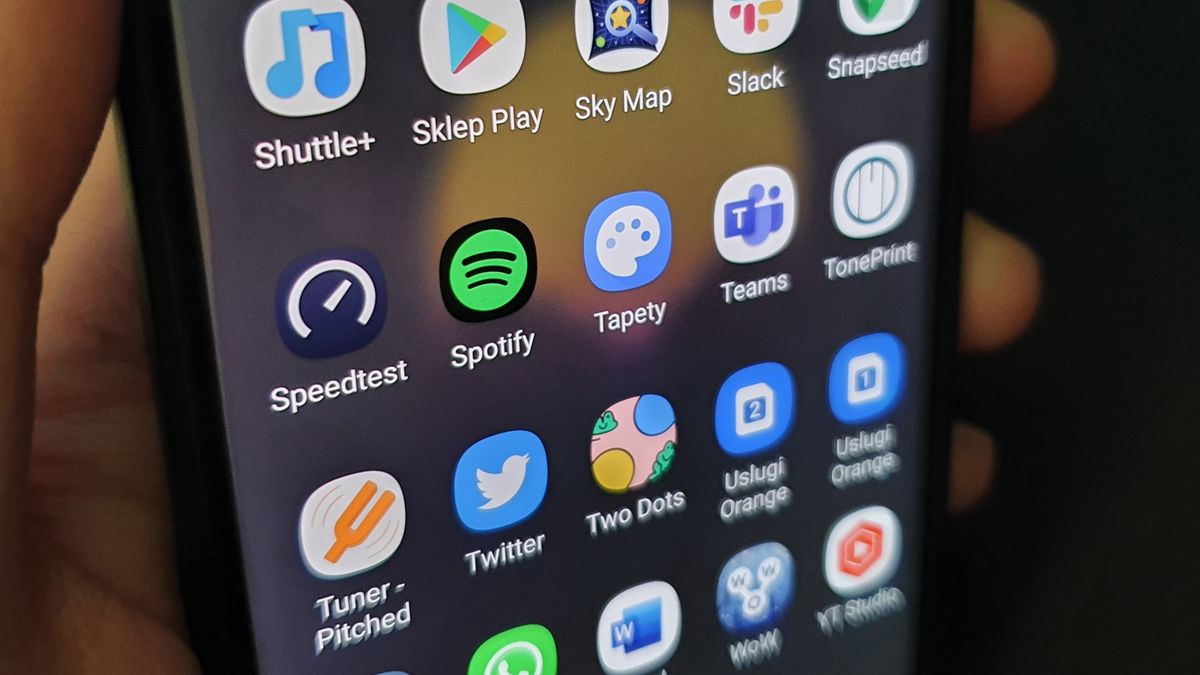 Aplikacje w smartfonie z Androidem