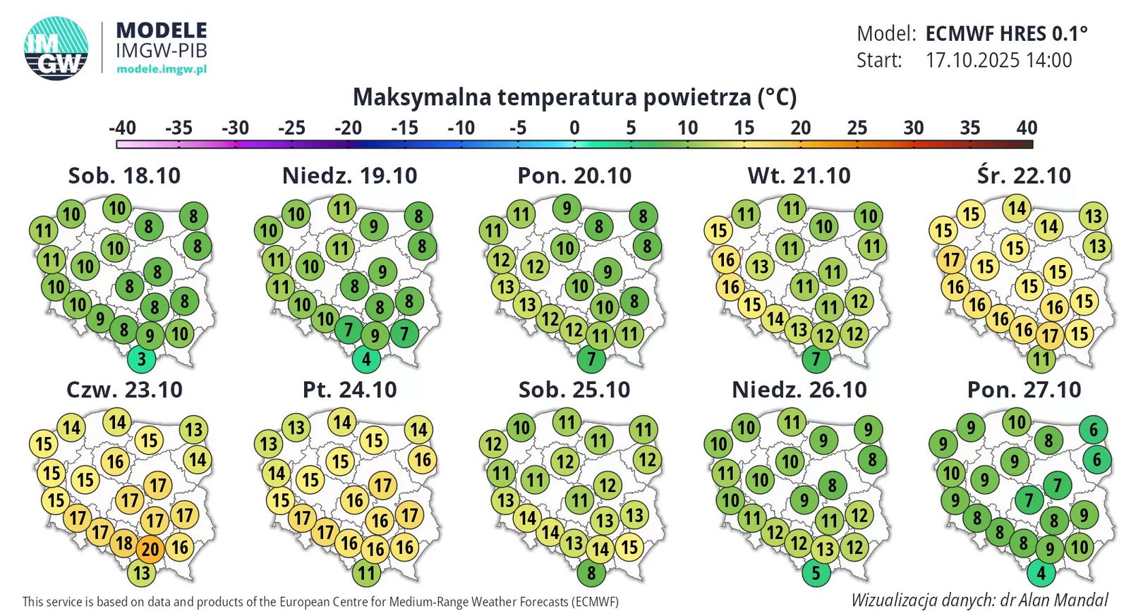 Tak wygląda prognoza na najbliższe dni