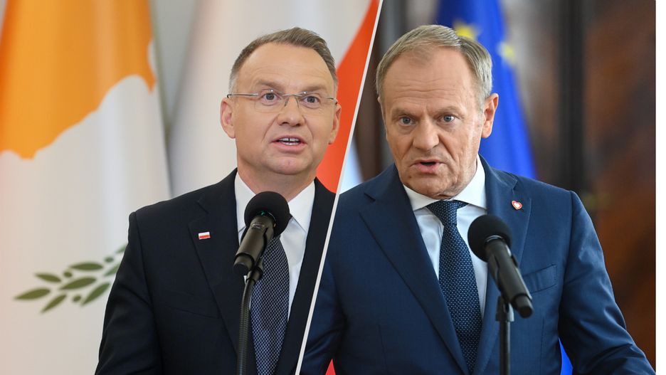 Andrzej Duda i Donalda Tusk