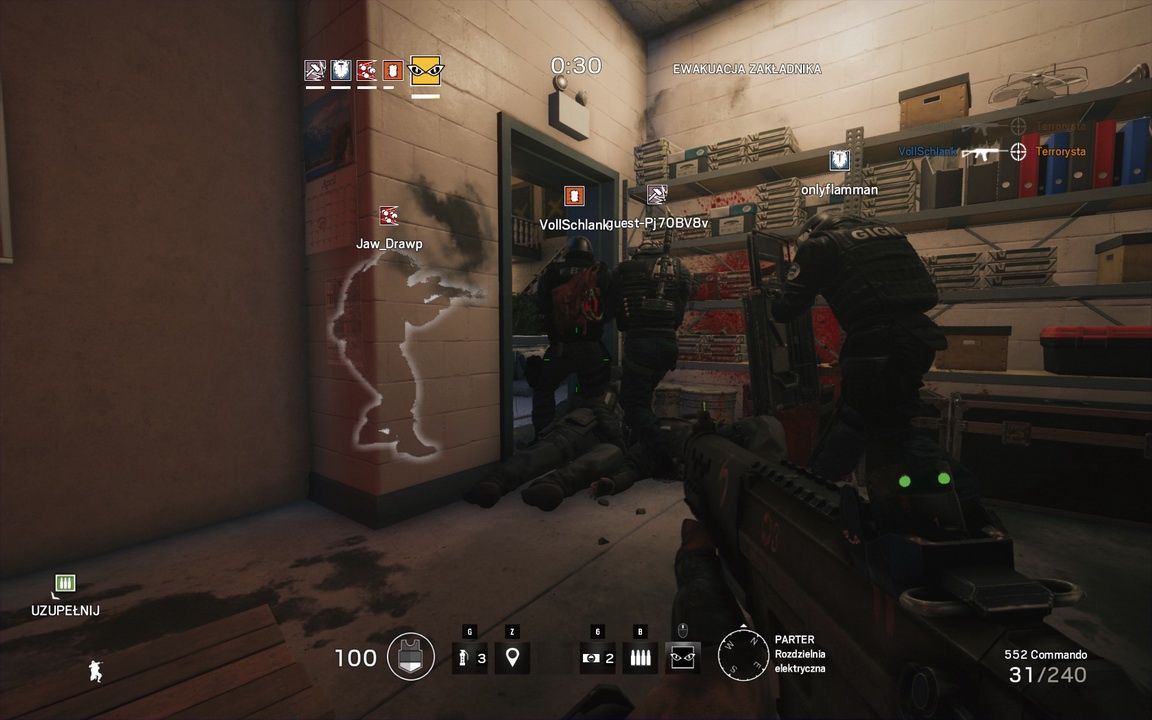 Rainbow Six Siege - wejście drużynowe