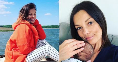 Katarzyna Glinka chwali się figurą MIESIĄC PO PORODZIE! Fani zachwyceni: "ALE LASKA"