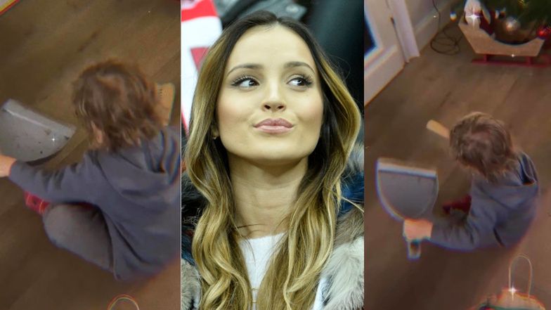 Liam Szczęsny sprząta bałagan po mamie Marinie