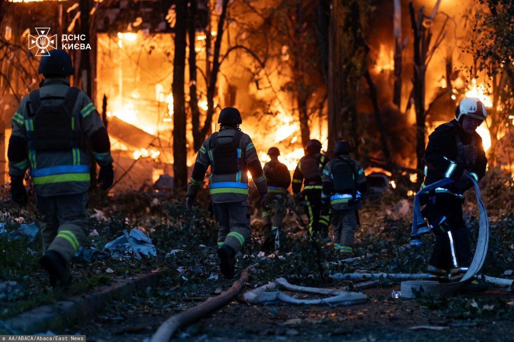 Tak wyglądał Kijów po nocnym nalocie rosyjskich dronów
