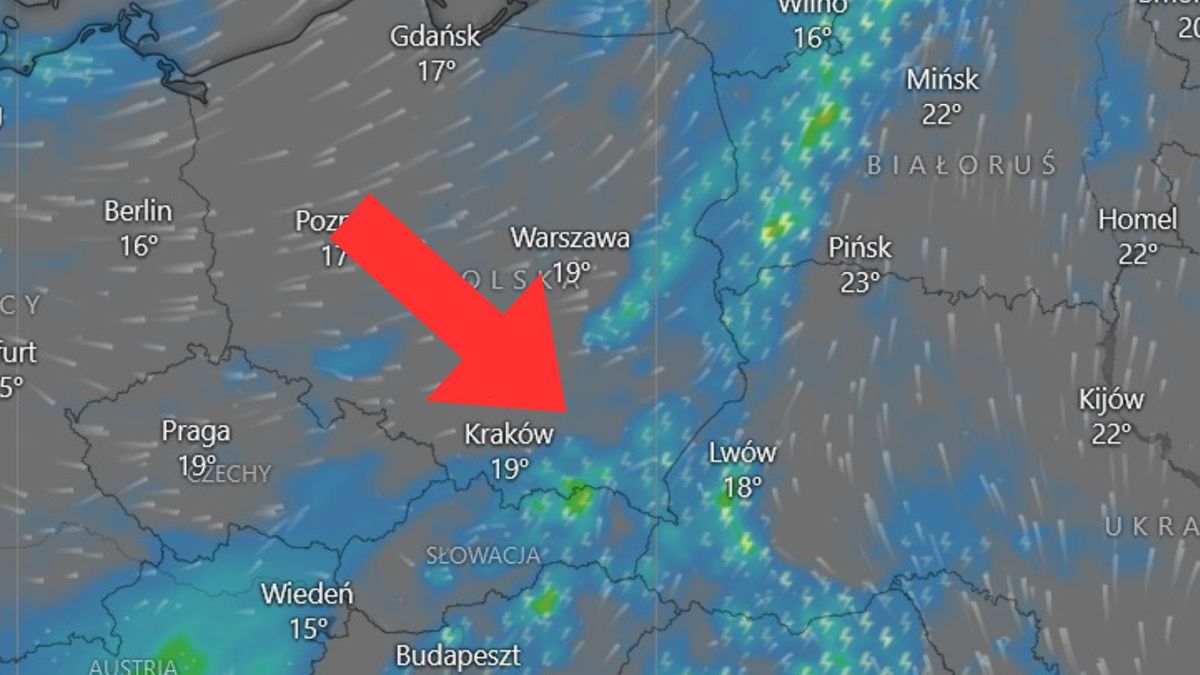 Pogoda w Polsce - od 22 maja intensywne opady deszczu