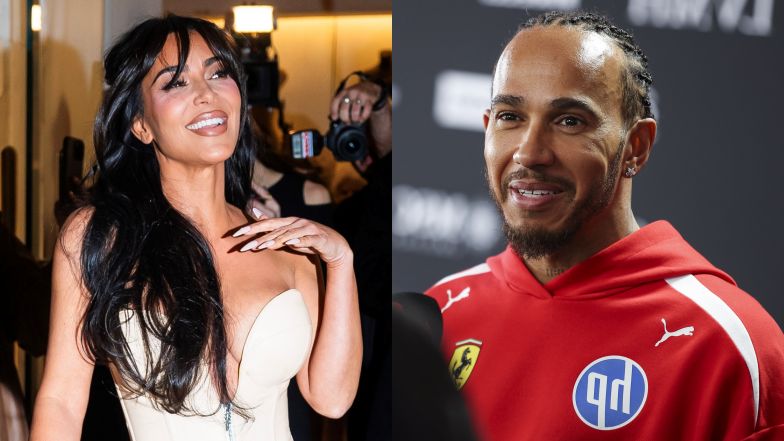 Nowe zdjęcia Kim Kardashian i Lewisa Hamiltona. Co za czułości!