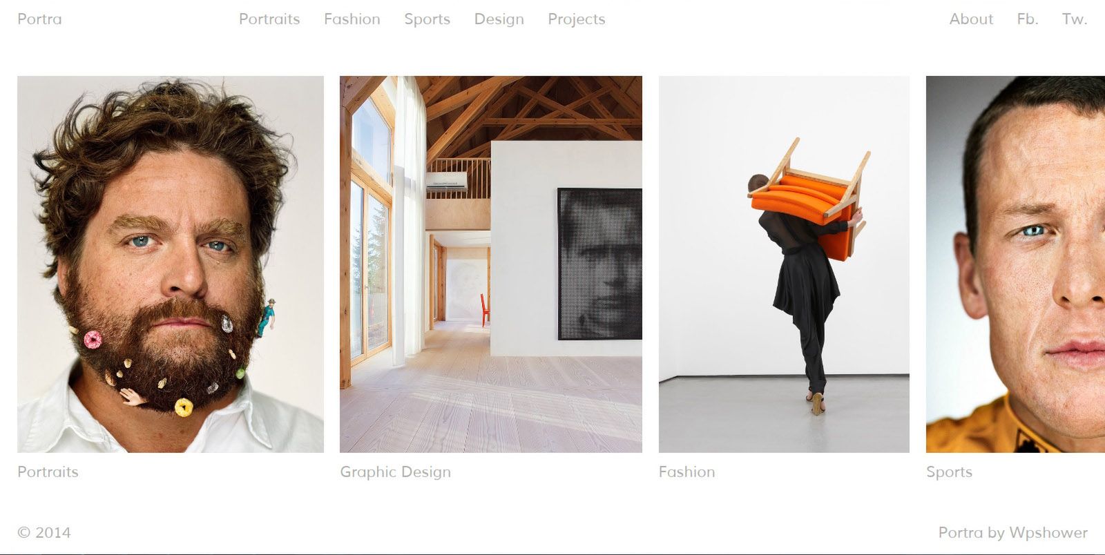 Jak cię widzą, tak cię piszą - przegląd szablonów Wordpress na portfolio fotografa 4