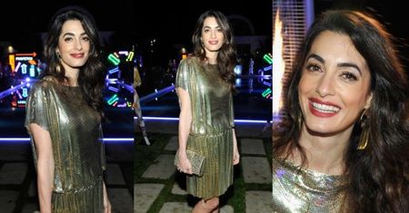 Amal Clooney pozuje 4 miesiące po porodzie