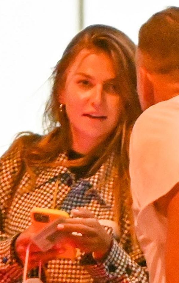 Anna Lewandowska na lotnisku