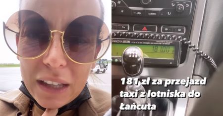 Dramat Anny Muchy. Zapłaciła za taksówkę z lotniska DWA RAZY WIĘCEJ NIŻ ZA SAMOLOT