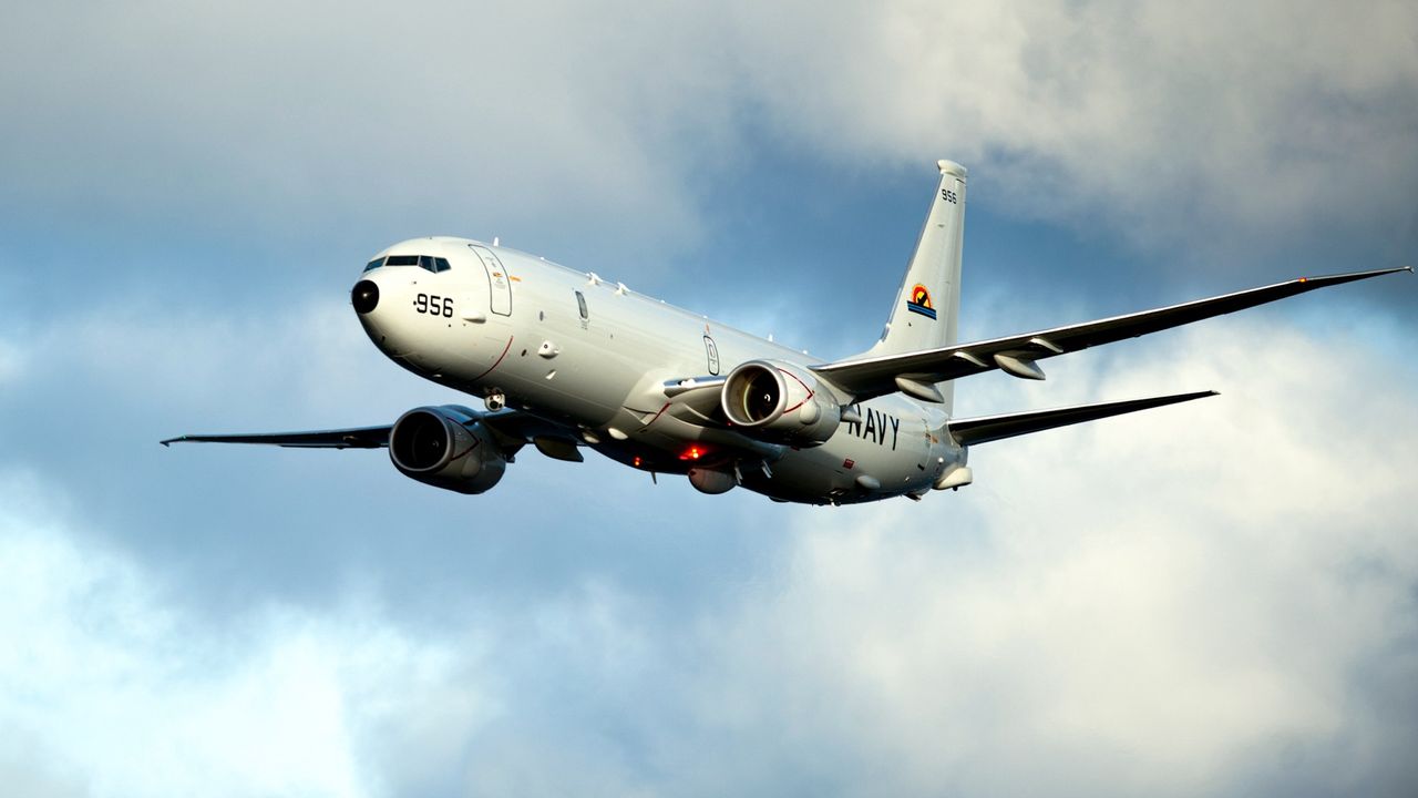 Maritime patrol aircraft P-8A Poseidon