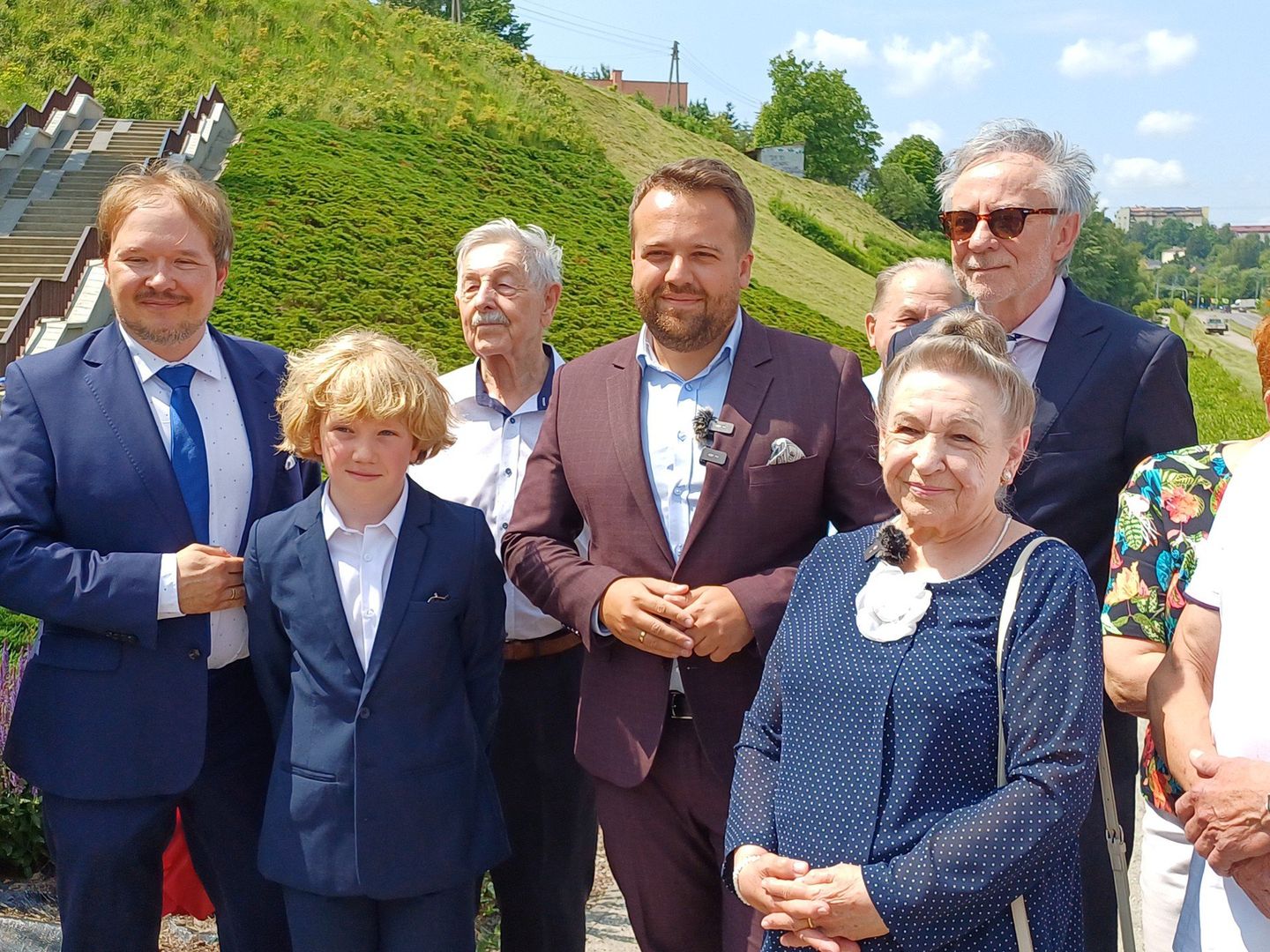 Pasaż na wiadukcie w Starachowicach nazwany imieniem Feliksa Sławka.