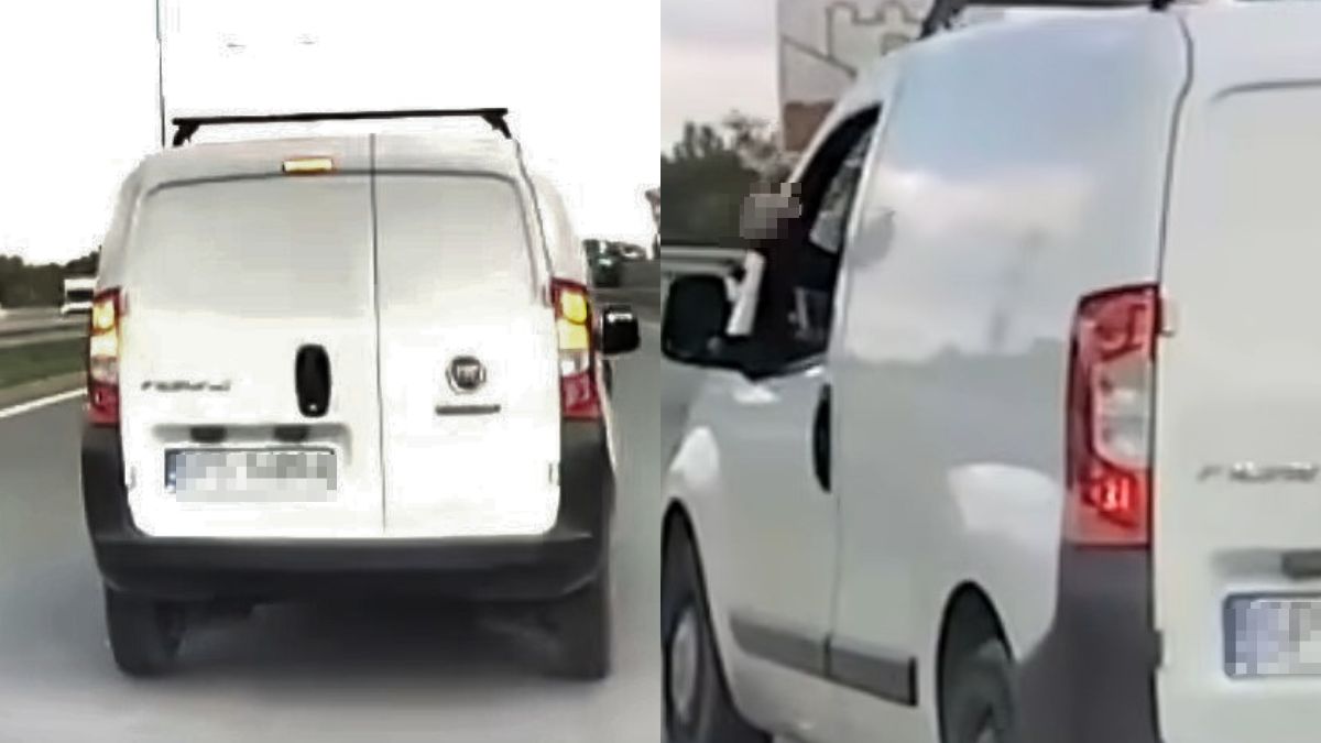 Oburzenie po zachowaniu kierowcy auta dostawczego