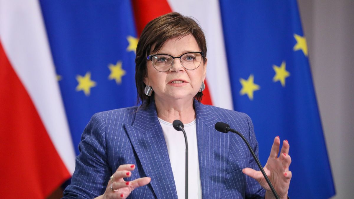 Ministerstwo Zdrowia o inwestycjach w psychiatri?
Fot. Dawid Wolski/East News,  Warszawa, 06.06.2024.  Ministerstwo Zdrowia. Konferencja prasowa na temat: "Inwestycje w psychiatrie - inwestycje w nasza przyszlosc".
N/z: minister zdrowia Izabela Leszczyna.
Dawid Wolski