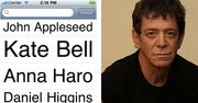Lou Reed stworzył dziwną aplikacje na iPhone’a
