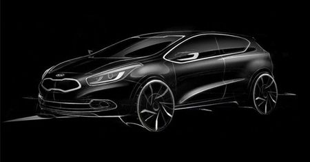 Kia Pro_Cee'd (2013) - pierwszy szkic