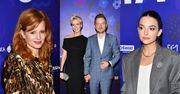 Gwiazdy pozują na premierze filmu "Święto Ognia": elegancka Maria Dębska, Anita Werner z partnerem i jesienna Gruszka (ZDJĘCIA)